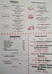 Menu Truck2Ouf - Menus, boissons et informations sur l'emplacements 