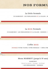 Menu Big Fernand - Les formules