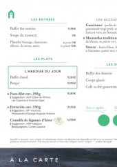 Menu Campanile - Menu trois buffets 2020 - 2