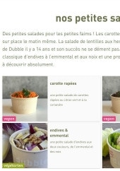 Menu Dubble - Les petites salades