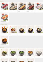 Menu Eat Sushi - Sashimi, fingers food et entrées