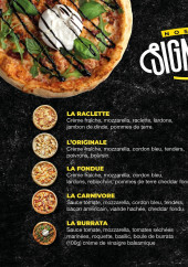 Menu Five Pizza Original - Pizzas signatures