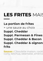 Menu Les Burgers de Papa - Frites et nuggets