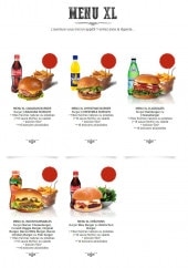Menu Mythic Burger - Menu XL