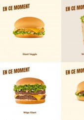 Menu Quick - Nouveaux burgers et wrap 2020