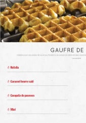 Menu Waffle factory - Les gaufres de Liège