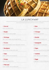 Menu Waffle factory - Les lunchwaf