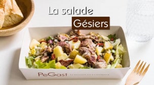 Pegast - Recette de terroir : salade Gésiers