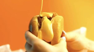 Popeyes - Cheese burger