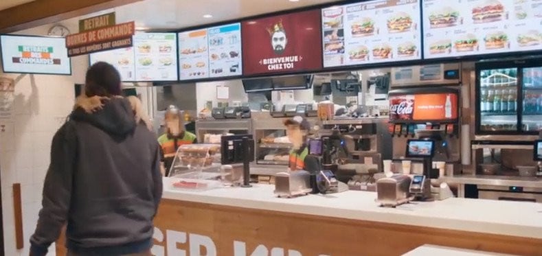 Burger King - Le comptoir