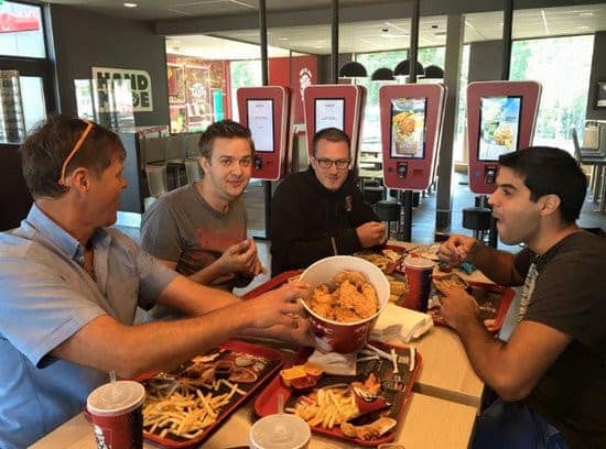 KFC - L'intérieur