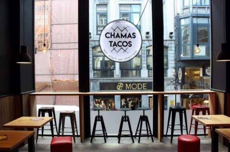 Chamas Tacos - La salle de restauration