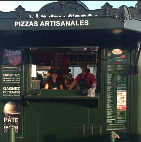 Le Kiosque à Pizzas - La façade du restaurant