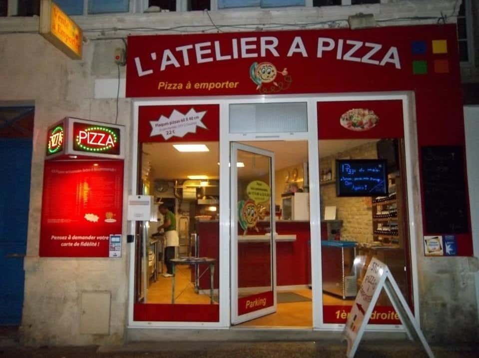 L'atelier a pizza à Surgeres  menu et photo