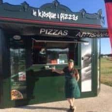 Le Kiosque à Pizzas - La façade du restaurant