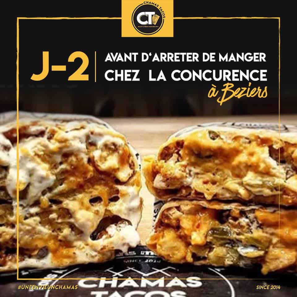 Chamas Tacos - les plats