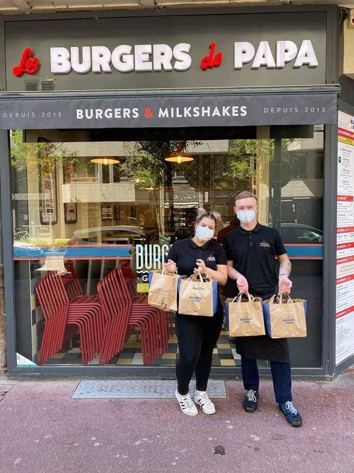 Les Burgers de Papa - la façade