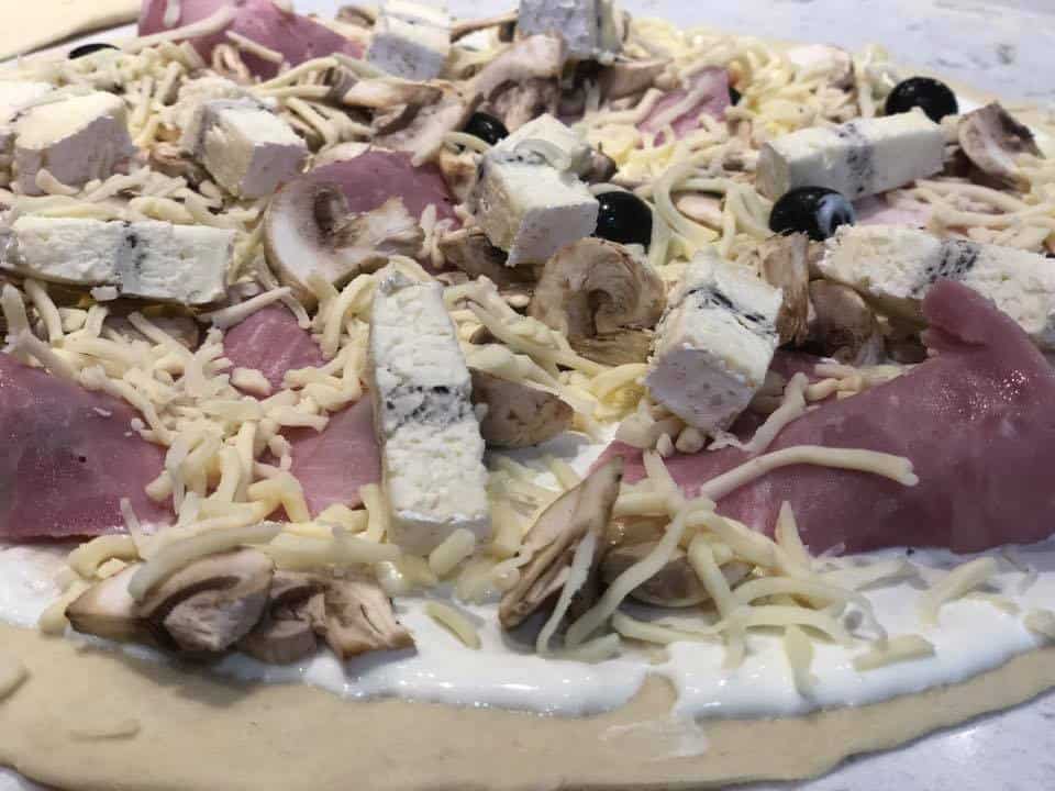 Le Kiosque à Pizzas - Un plat