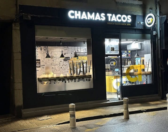 Chamas Tacos - La façade