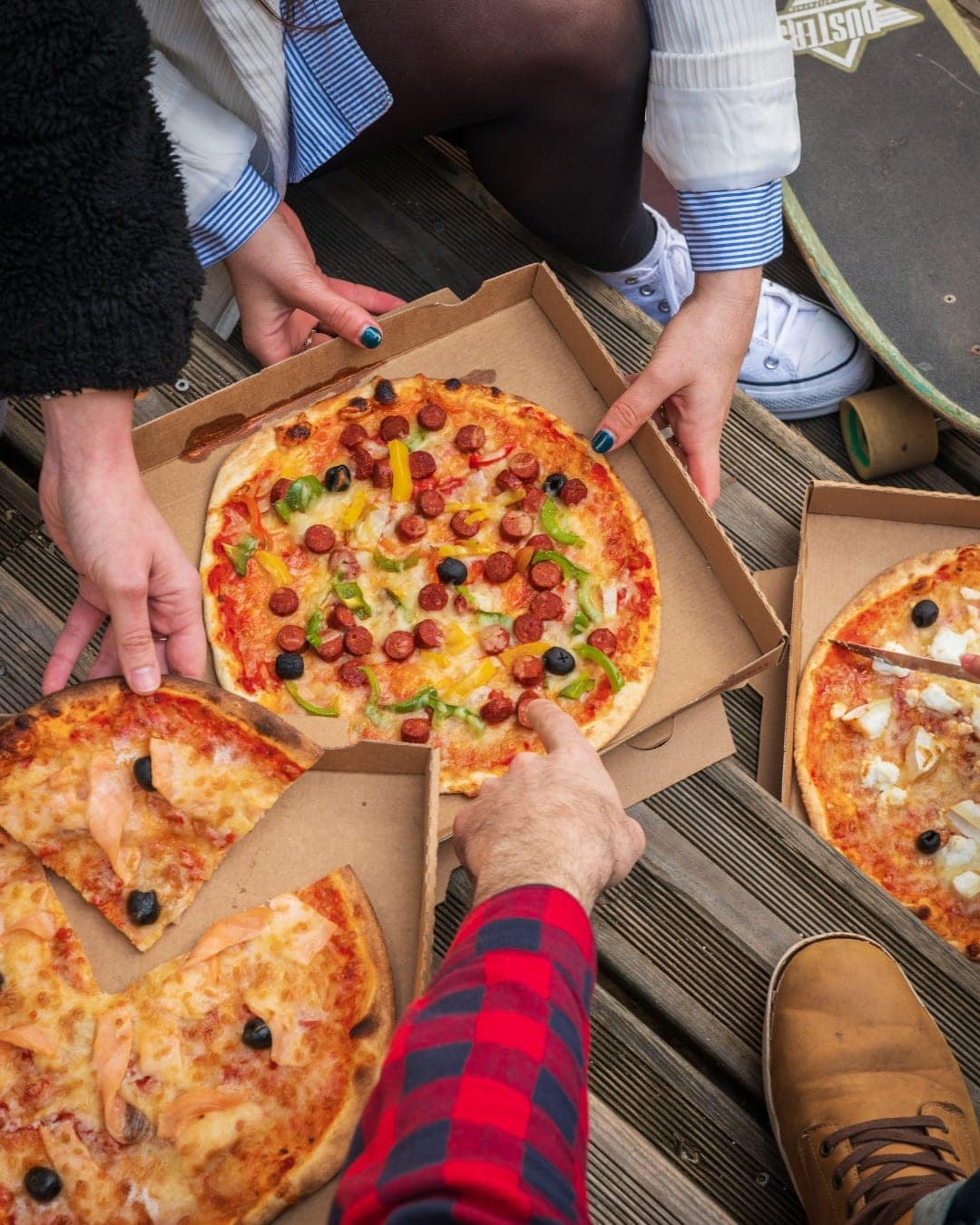 Le Kiosque à Pizzas - Une pizza