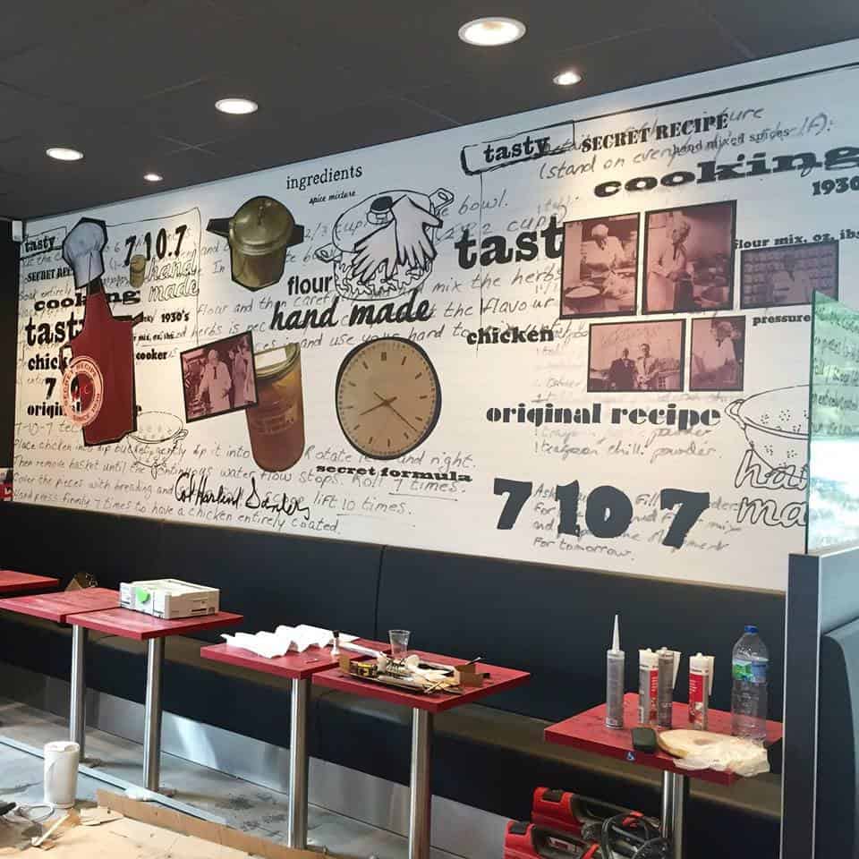 KFC - Un aperçu de la salle