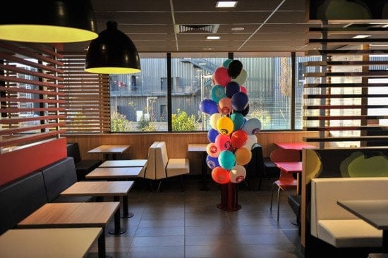 Mc Donald's - La salle de restauration
