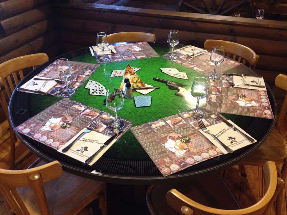 Oncle Scott's - Preparation de la table