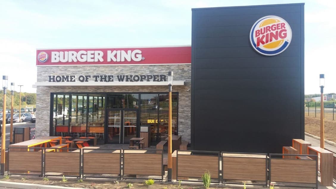 Burger King - La façade du restaurant