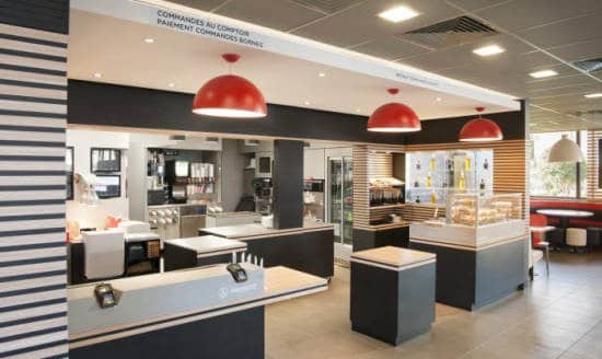 Mc Donald's - La salle de restauration