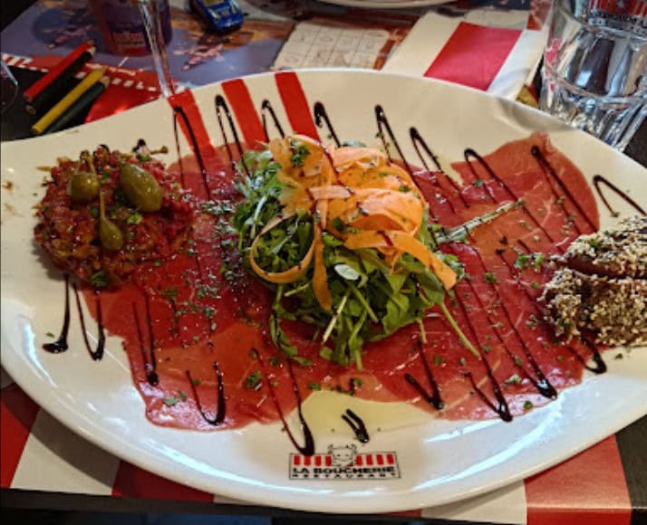 La Boucherie - Carpaccio de bœuf au basilic