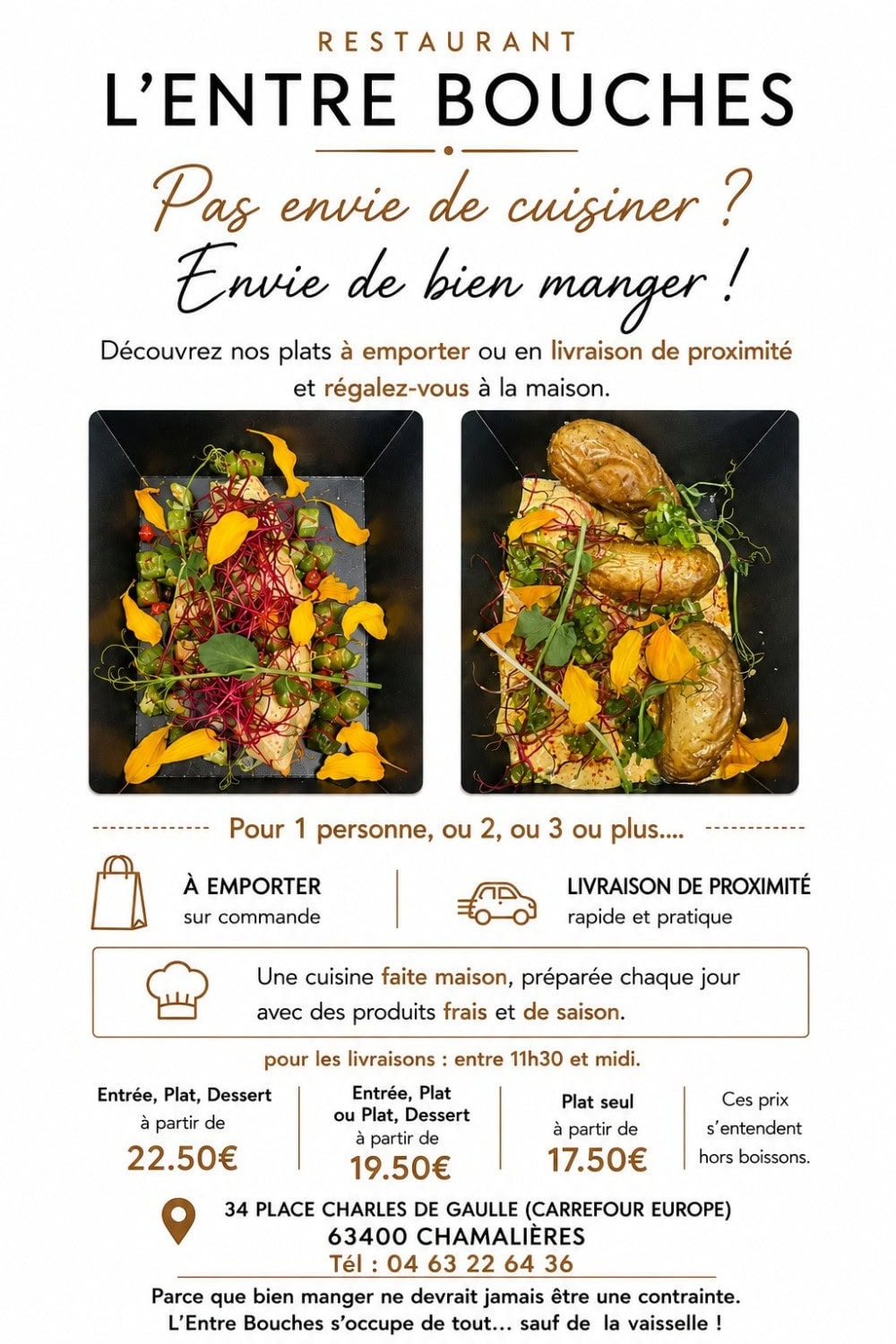 L'Entre Bouches — Restaurant Français à Chamalieres — photo 4
