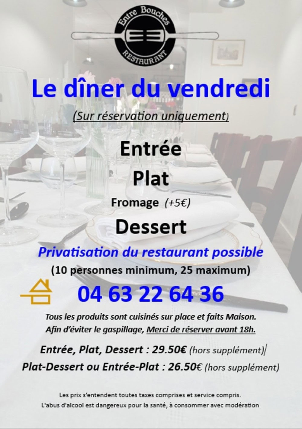 L'Entre Bouches — Restaurant Français à Chamalieres — photo 2