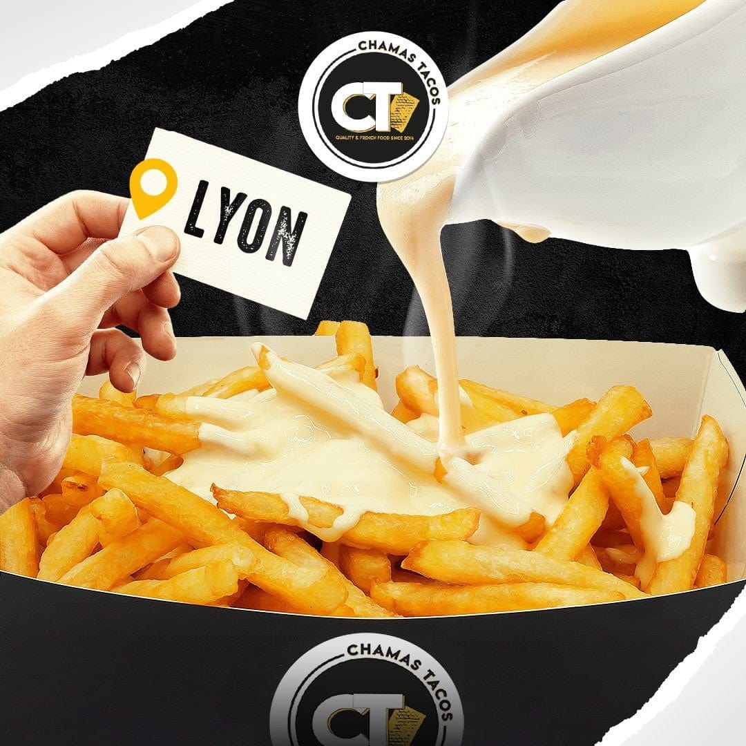 Chamas Tacos - Les frites avec sauces fromages