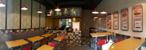 Les Burgers de Papa - A l'intérieur du restaurant 