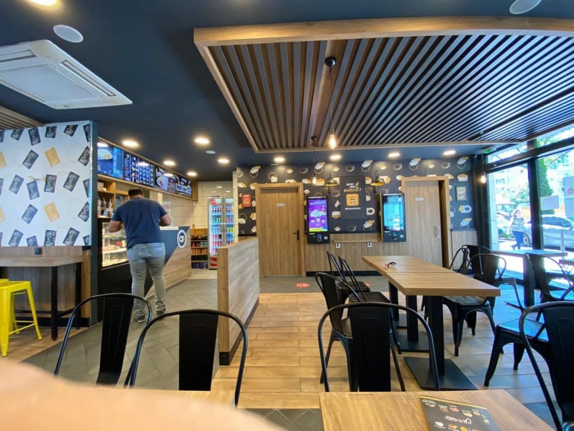Chamas Tacos - La salle de restauration