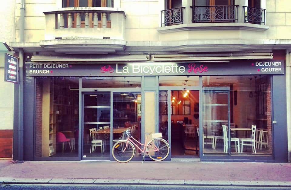 la bicyclette rose carte