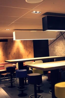 Mc Donald's - La salle de restauration