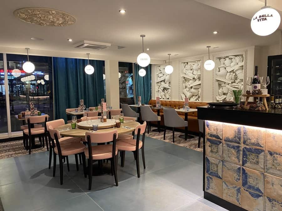 Bistro Romain - La salle