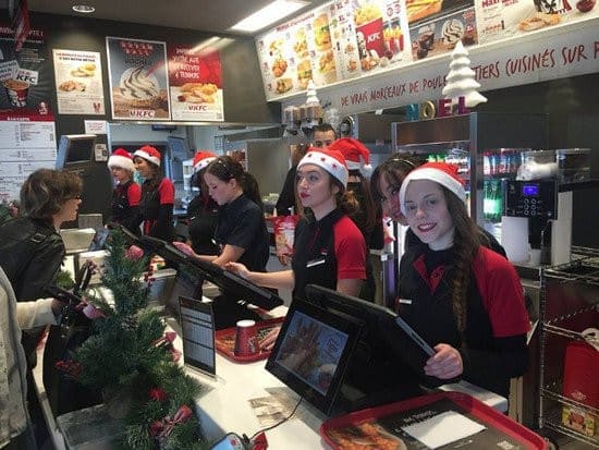 KFC - L'intérieur