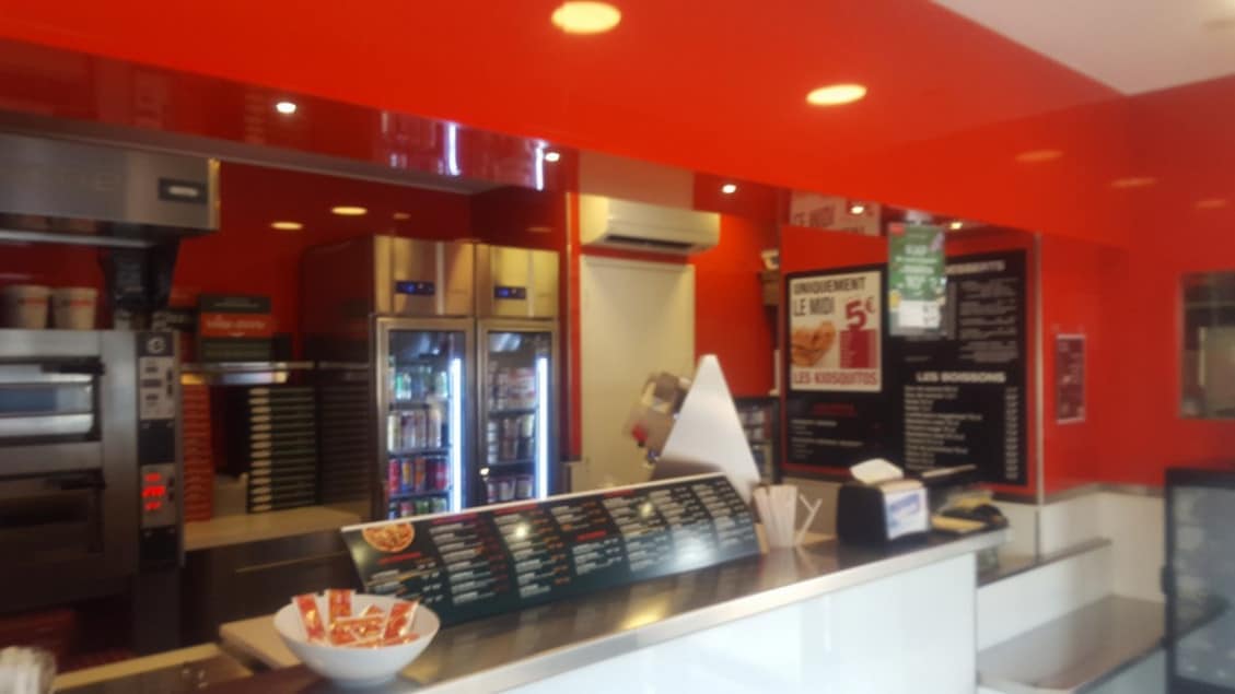 Le Kiosque à Pizzas - Le comptoir