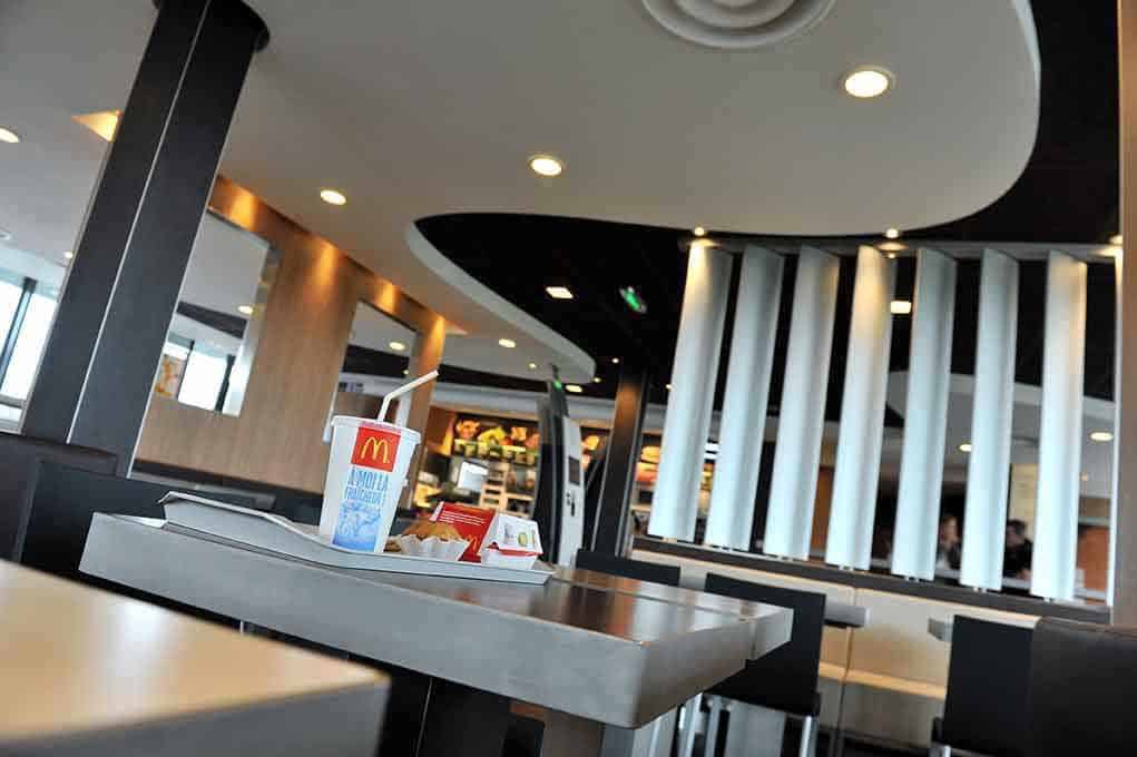 Mc Donald's - La salle de restauration