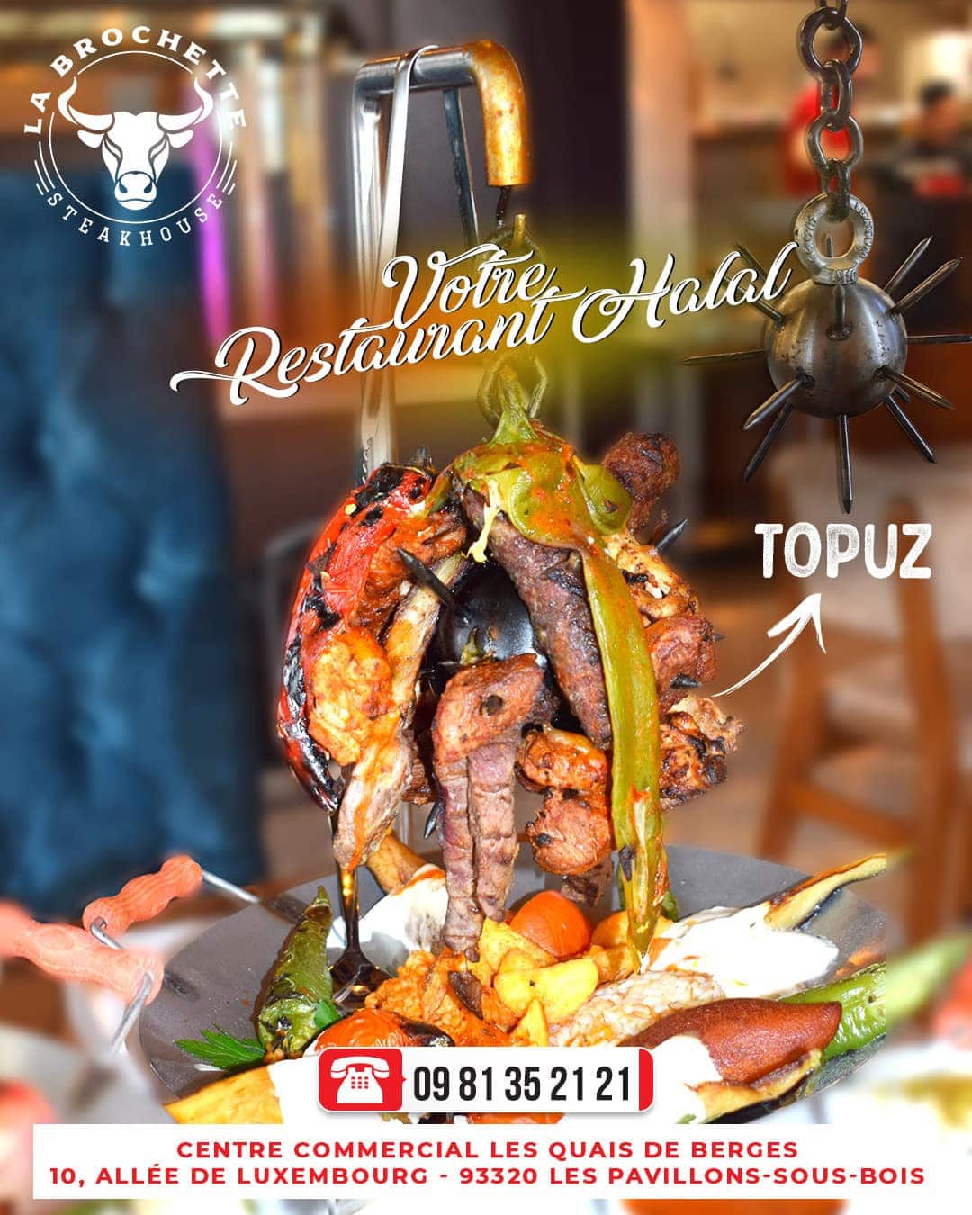La Brochette Steak House — Viandes et Grillades à Les Pavillons Sous Bois — photo 2