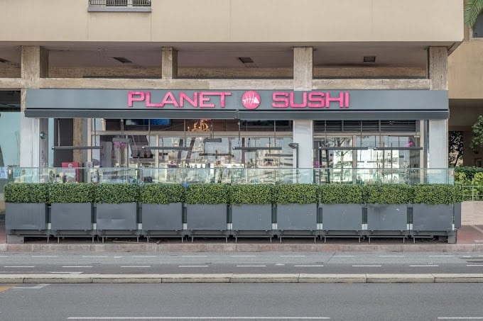 Planet Sushi - La façade