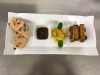 Auberge La Scierie - Foie gras, chutney d'oignons ananas rôtis et pain d'épices