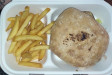 Glacier rose et leon - Un burger, frites