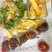 Le rancard - brochette de boeuf et frites