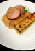 Ginger - Médaillon de veau, mille feuilles de pommes de terre aux trompettes et sauce morilles.