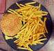 U Pili Pili - Assiette cheese burger frites