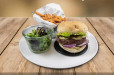 Novotel - Un burger, salade, frites