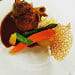 le restaurant de l'Hostellerie du Passeur - un plat